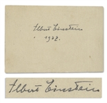 Albert Einstein Signature